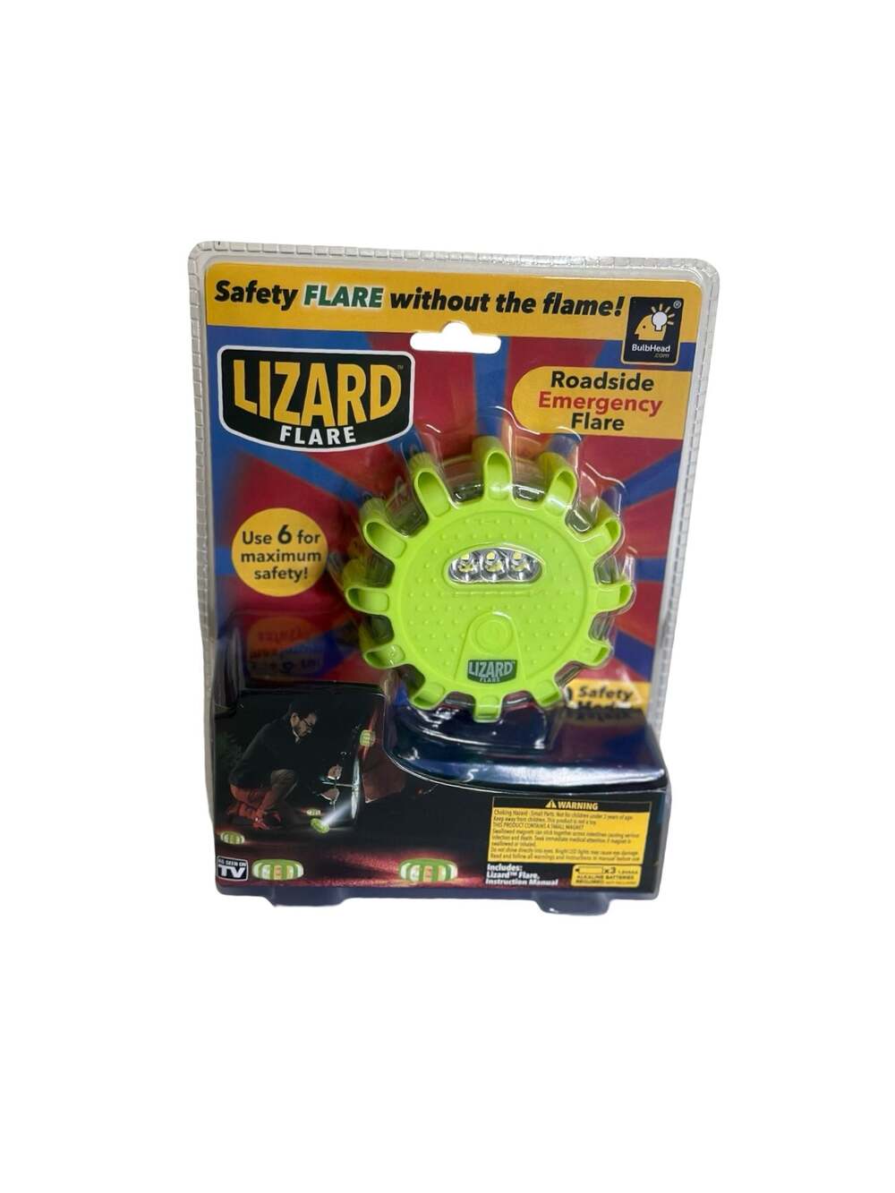 Lizard Flare Roadside Emergency LED Safety Flare